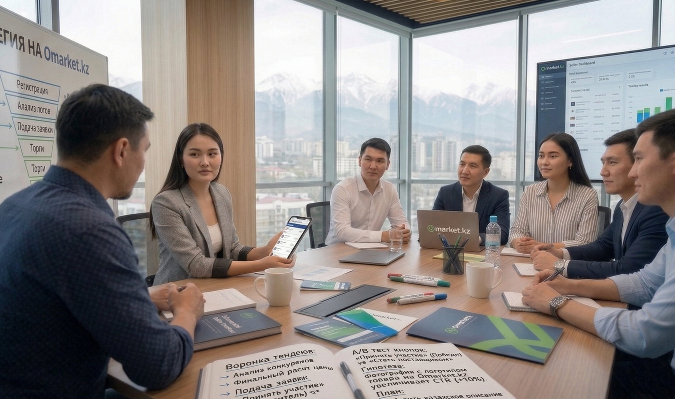 Команда наставников Omarket.kz Sales Generator